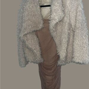 Elegant Sparkle Rose Midi Dress